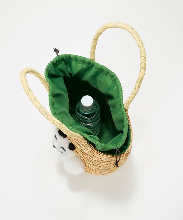 TOPKAPI 【TREASURE TOPKAPI】アニマル カゴバッグ ディープグリーン