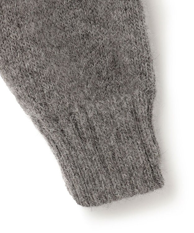 JOSEPH HOMME ファインアルパカ　Vネックニット ライトグレー系