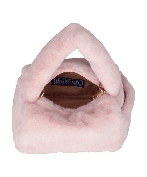 ROOTOTE 1263【ふわふわ素材】LT.ベビールー.ファー-B 03：ローズ