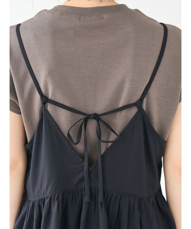 CRAFT STANDARD BOUTIQUE レーヨンキャミチュニック Black