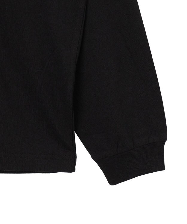 WEGO アクセ付きグラフィックT（LS） ブラック