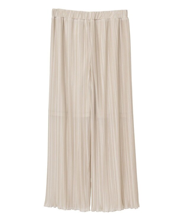 AMERICAN HOLIC ラメプリーツパンツ Ivory