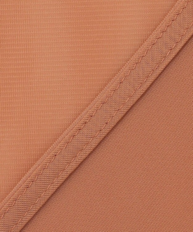 ICB L ハイゲージチュール ロングシャツ アンバーブラウン