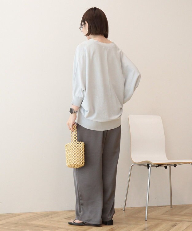 AMERICAN HOLIC 【先行予約】【WEB限定】UVカットドルマンカーディガン Light Gray