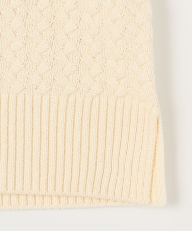 組曲 S 【WEB限定】バルキーニット ベスト アイボリー系