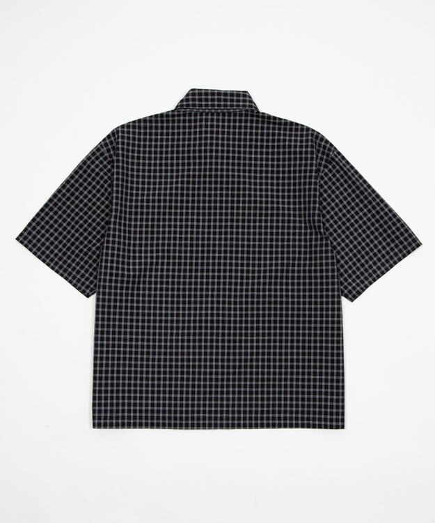 WEGO 【ユニセックス着用ITEM/MLサイズ展開】ミニチェックシャツ（SS） ブラックチェック1
