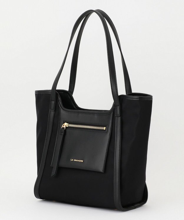 LA BAGAGERIE リサイクルレザー　フラップトート ブラック