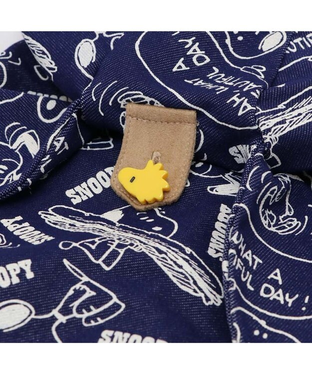 PET PARADISE スヌーピー パーカー 《デニム風》 中型犬 ネイビー