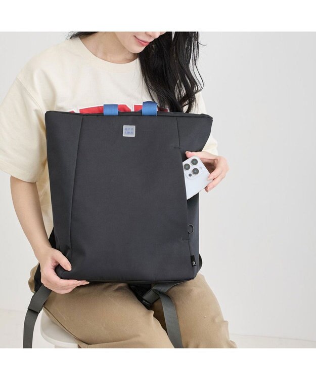 ROOTOTE 3520【ルートート】SN.セオルー.ライトウォーターリぺレント-H 01：ブラック