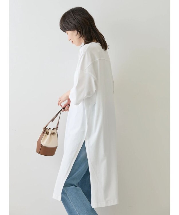 AMERICAN HOLIC サイドスリットカットワンピース1 Off White