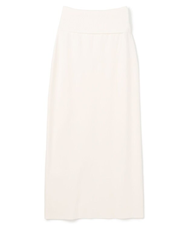 BEIGE， 【洗える】LAURA / Iラインリブスカート Ecru