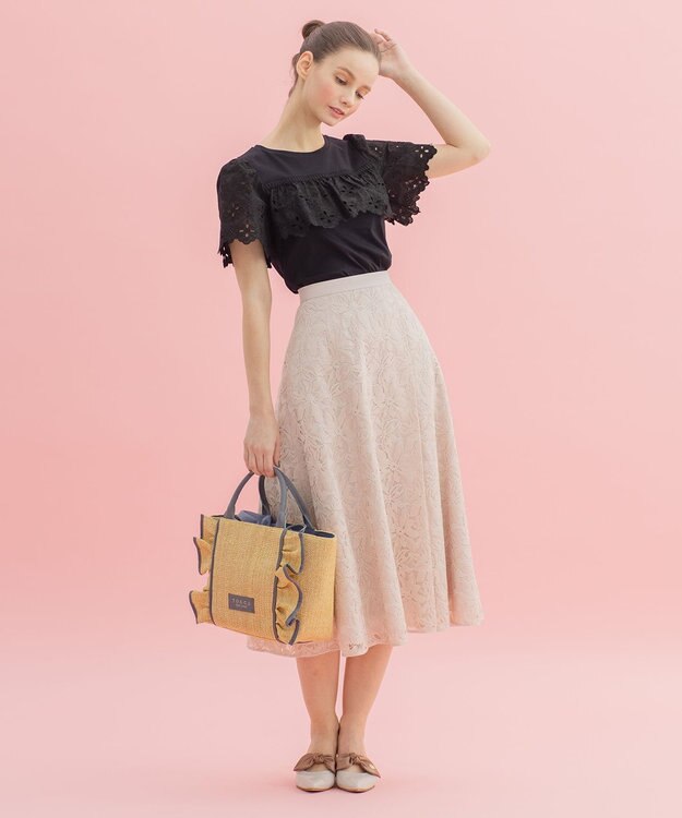 TOCCA 【洗える！】FLEURS スカート ピンク系