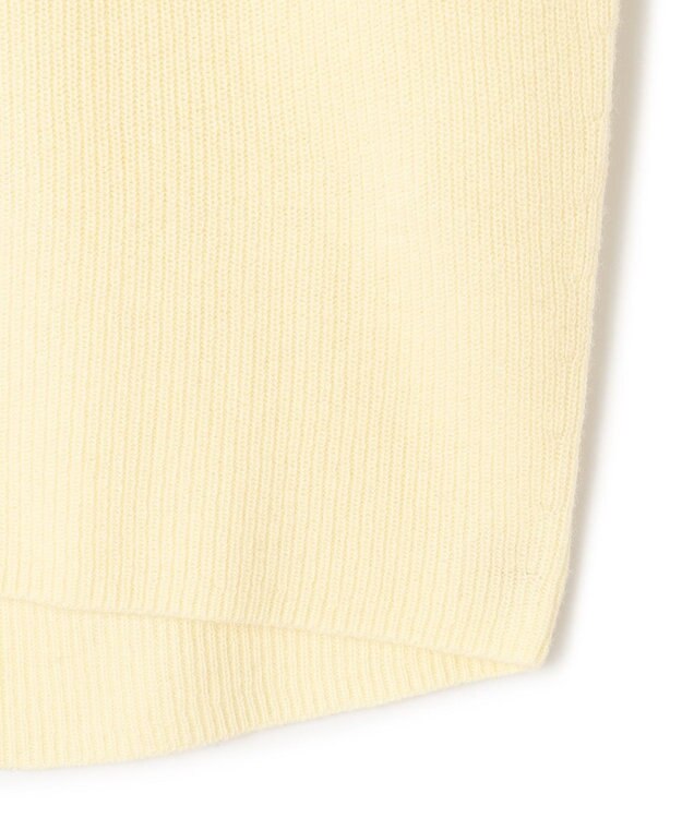 23区 【洗える】ウールカシミヤ Vネック ニット イエロー系