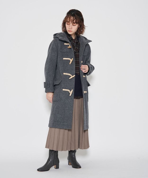 J.PRESS YORK STREET 【UNISEX】畦クループルオーバー ニット ネイビー系