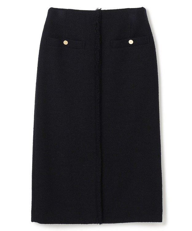 BEIGE， 【S-size】CAMBON / ツイードスカート Navy