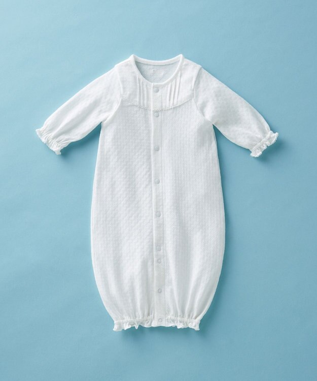 MIKI HOUSE HOT BISCUITS 【ミキハウス】【50-60cm】セレモニードレスセット【通年向け】【箱入】 白