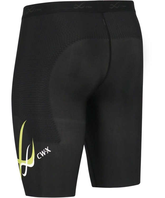 CW-X 【MEN】 CW-X 股関節サポート タイツ 【大谷翔平愛用モデル・撮影着用品番】 下半身の軸がブレにくい 骨盤サポート 球技 陸上 ハーフ ひざ上丈 5分丈 メンズ HOO505 /ワコール ブラックスペシャル