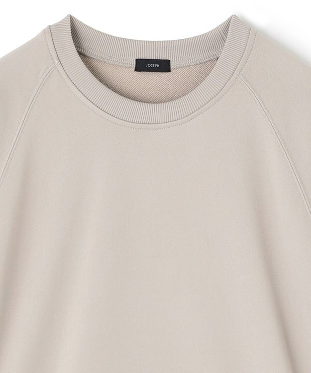 JOSEPH HOMME コットンナイロンテリー　クルーネックスウェット ベージュ系