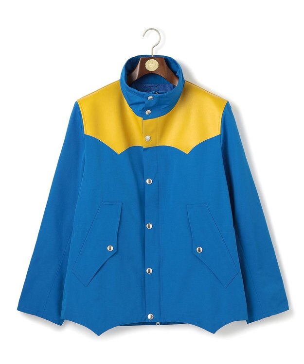 J.PRESS MEN 【J.PRESS ORIGINALS】Mixed Grosgrain Archive Ski Jacket / Made in Japan ブルー系