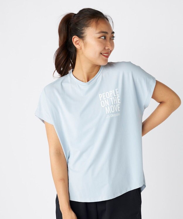 OP／FILA 【Kappa】ドルマンTシャツ ブルー