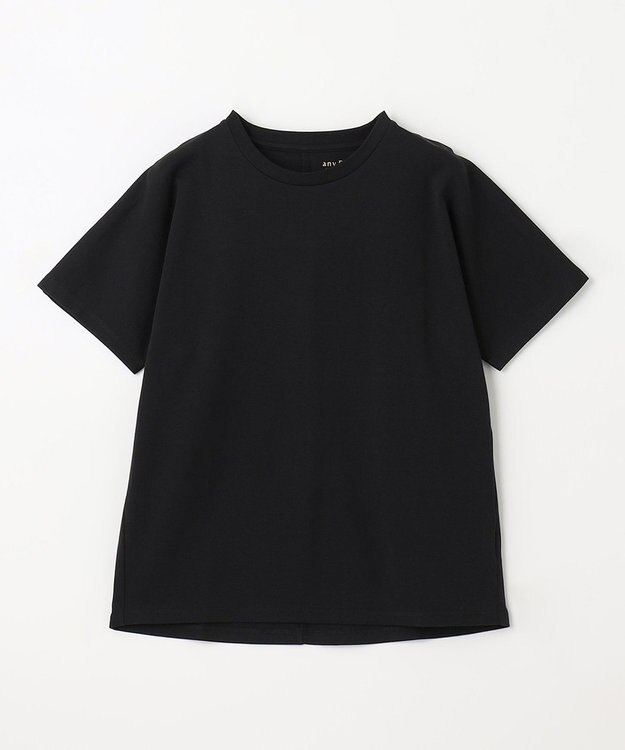 ANY 【UVケア/接触冷感】プレミアムベーシック半袖Ｔシャツ ブラック