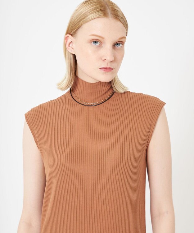 BEIGE， SILVER BERRY / レザーコンビネックレス Black