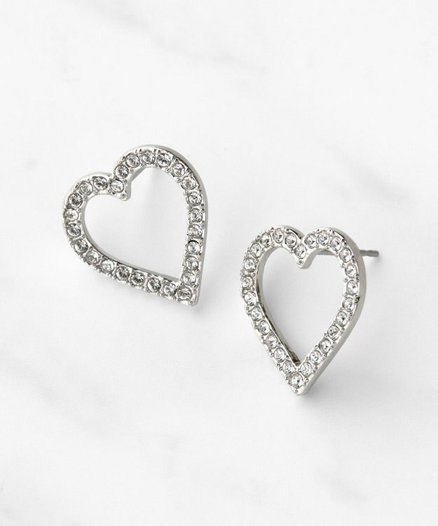 TOCCA WISH IN HEART PIERCED EARRINGS ピアス シルバー系