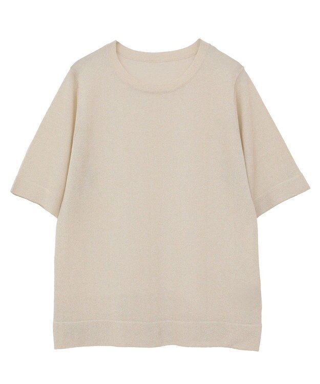 Green Parks ・Ｐｅｔｉｔ　Ｆｌｅｕｒ　ラメシアーニット Beige