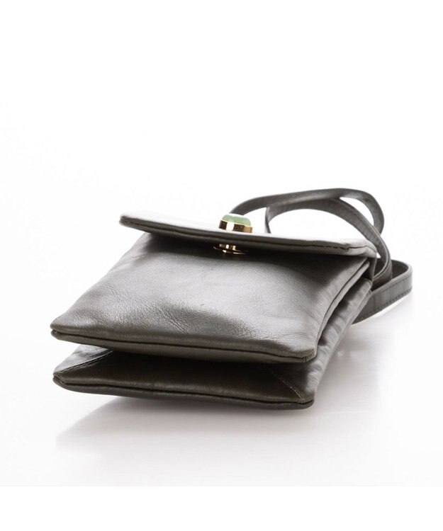 UNBILLION ペルケ perche ジェムストーンヒネリモバイルショルダー グリーン