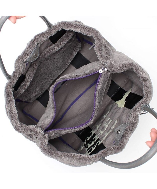 A.D.M.J. 【もこもこ】オスカー/コード刺しゅうキューブトート34cm(Dカン＋) RAT