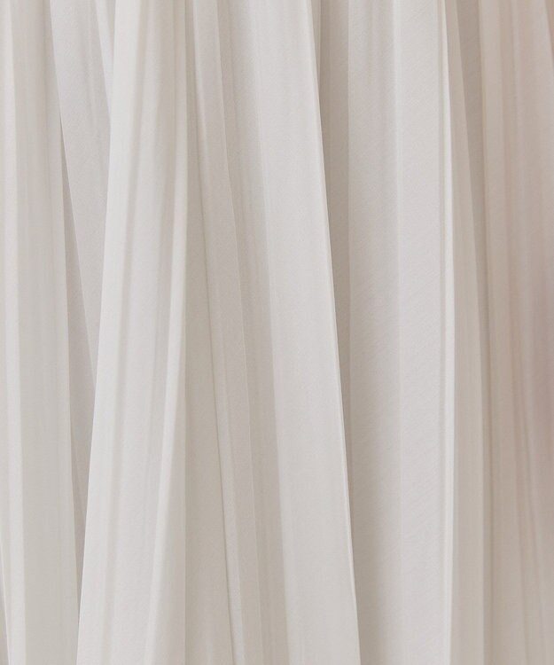 AMERICAN HOLIC 【選べる丈】シアープリーツスカート Off White