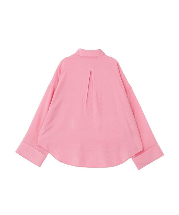 earth music&ecology Ｗポケットシャツ Pink