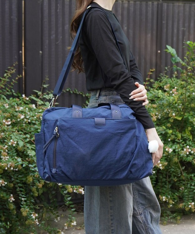 ACE BAGS & LUGGAGE kanana project collection ECD-1 ボストンバッグ 19087 カナナプロジェクトコレクション ネイビー