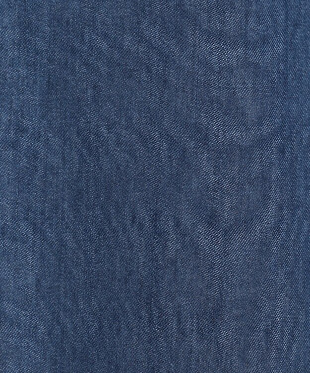 23区 【WEB限定/洗える】23区DENIM ライトダンガリー ワイドパンツ インディゴ