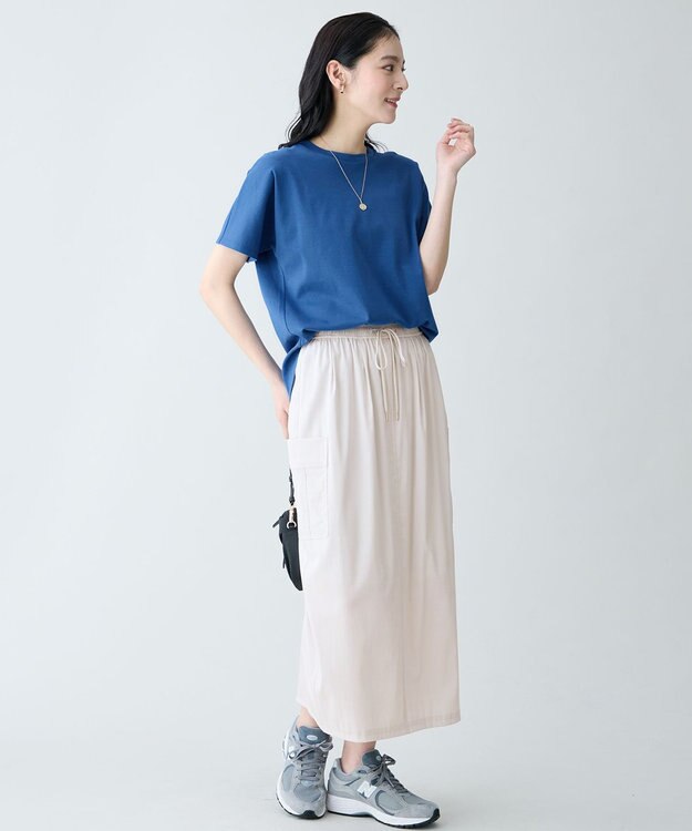 ANY プレミアムコットンベーシックＴシャツ ブルー