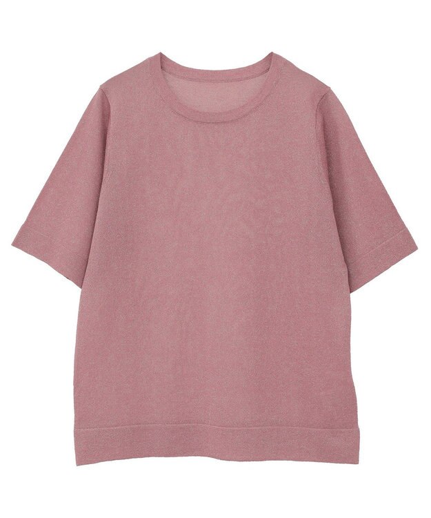 Green Parks ・Ｐｅｔｉｔ　Ｆｌｅｕｒ　ラメシアーニット Pink