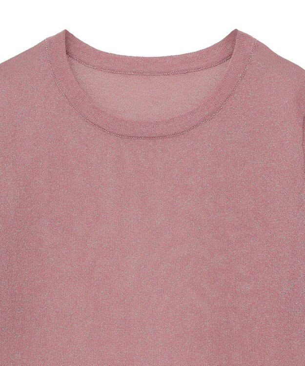 Green Parks ・Ｐｅｔｉｔ　Ｆｌｅｕｒ　ラメシアーニット Pink