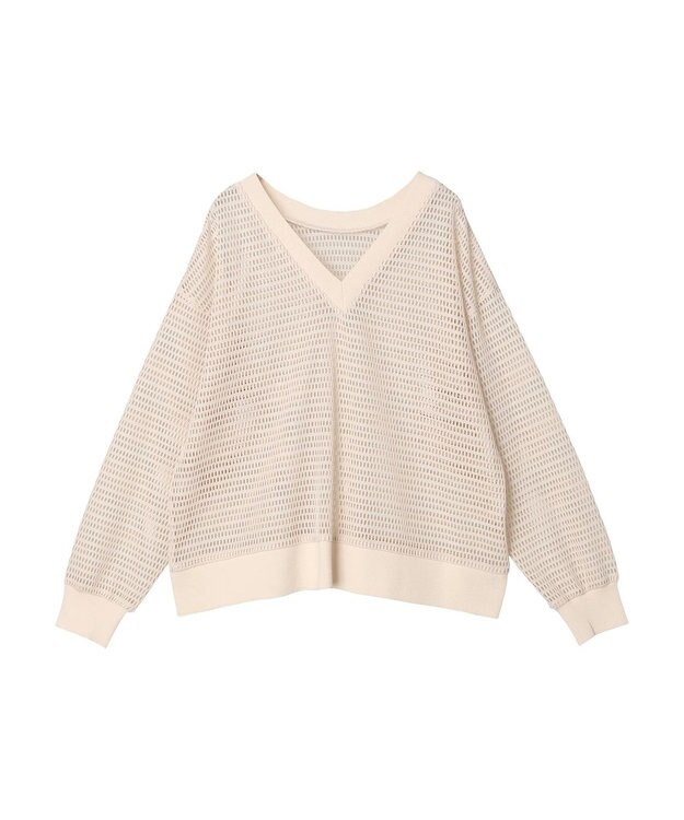 Green Parks ■ＥＳＣＡＲ　２ｗａｙメッシュプルオーバー Ivory