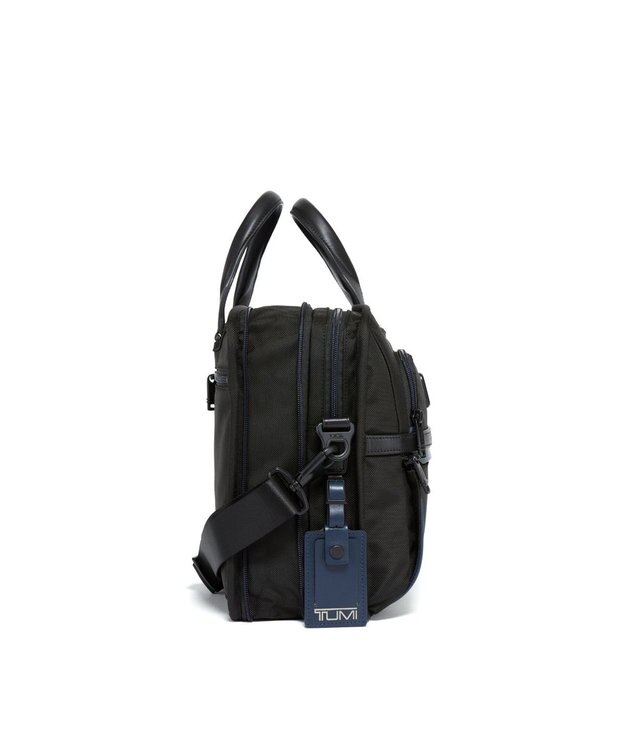 TUMI ビジネスバッグ メンズ  TUMI ALPHA 3 エクスパンダブル・オーガナイザー・ブリーフ ブラック/ネイビー