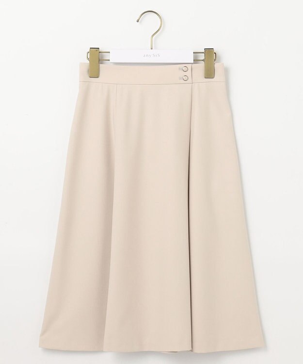 ANY SIS S 【低身長企画】ライトドビー スカート ベージュ