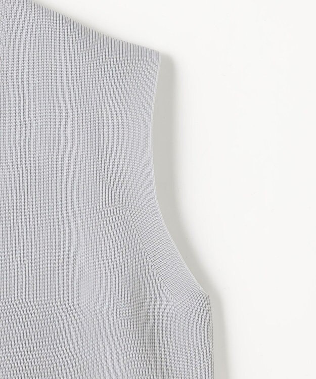 ANY Vネックニットベスト ライトグレー