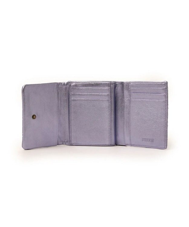 ANNA SUI ドリーミー 口金二つ折り財布 パープル