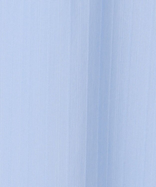 J.PRESS LADIES L 【洗える】BEZコットンナイロン ストライプ シャツカラー ブラウス サックスドビー系1