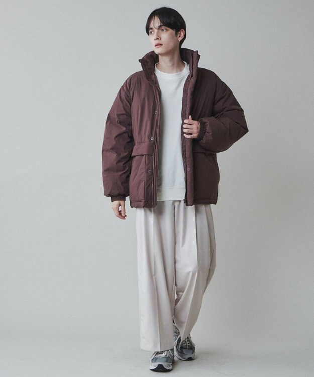 WEGO SORONA（R）　ミリタリーパテッドブルゾン ブラウン