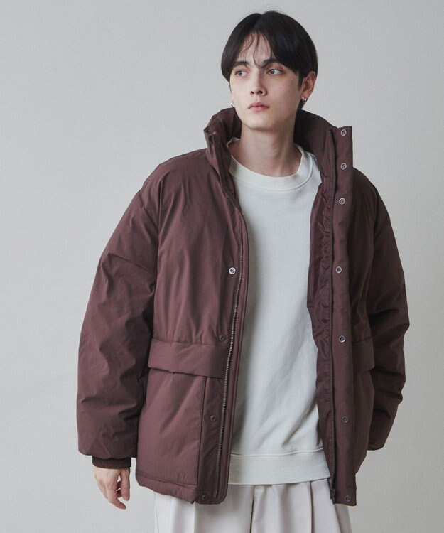 WEGO SORONA（R）　ミリタリーパテッドブルゾン ブラウン