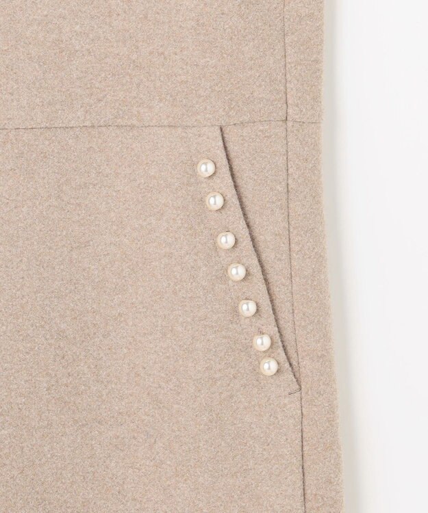 組曲 L 【ご好評につき追加販売 / WEB限定】ミドルジャージー ジャンパースカート ベージュ系