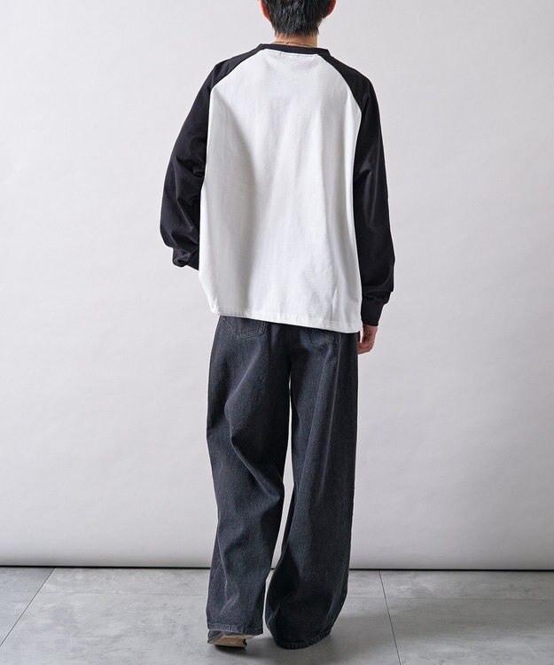 CRAFT STANDARD BOUTIQUE ワンポイント刺繍ラグランロンＴ White