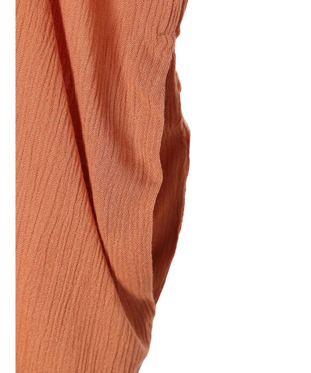 earth music&ecology レーヨンビッグシャツチュニック Orange