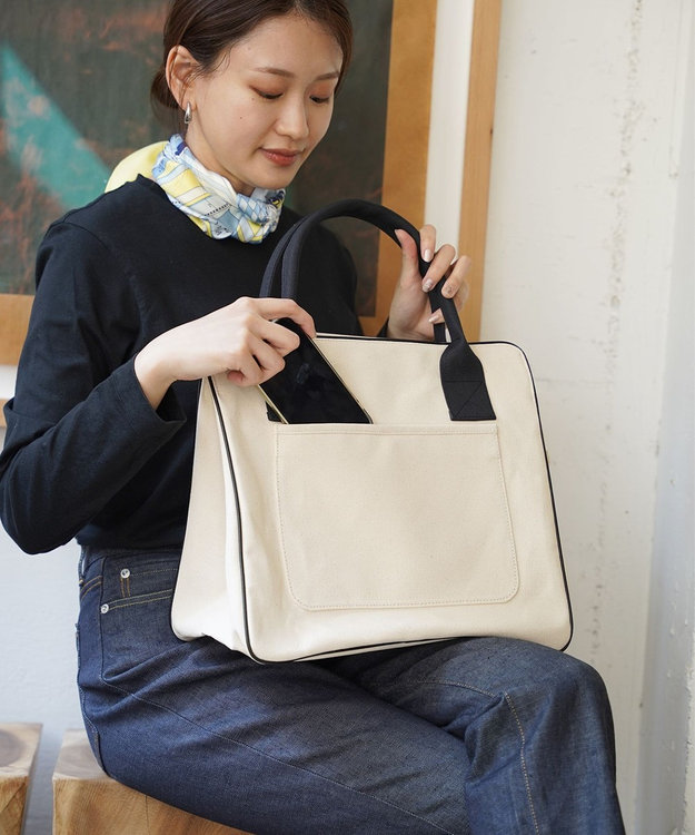 YUSHI ARLE - 30th model TOTEBAG 日本製帆布トートバッグ ブラック