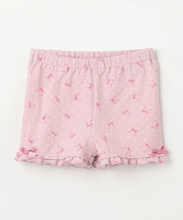 ANY KIDS 一分丈 スパッツ リボンドット